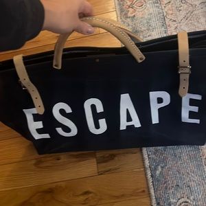 Forestbound navy canvas bag ESCAPE like new